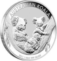 1 KG Silbermünze Koala 2011
